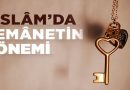 İslam ‘ da Emanet Şuuru